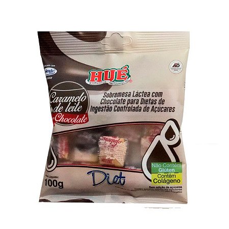 HUE CARAMELO LEITE  DIET C/ CHOC 100g