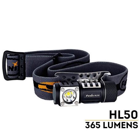 Lanterna de Cabeça e Tipo Cotovelo Fenix HL50 365 Lm