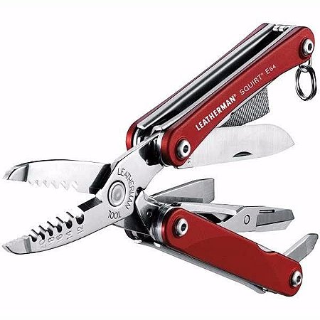Alicate Eletricista Leatherman Squirt ES4 Red
