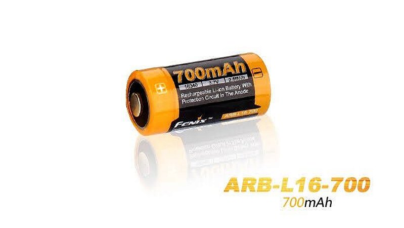 Bateria Ferix ARB-L16 16340 - 700 mAh - 3.6V