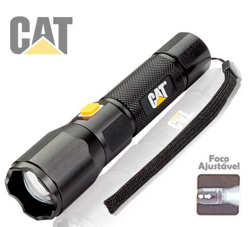 Lanterna USB Caterpillar CAT CT2405 Led 420Lm Foco Ajustável