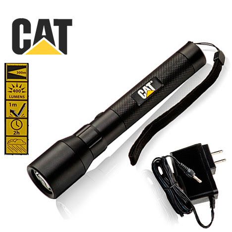 Lanterna Recarregável Forte Caterpillar CAT CT12356P 400lm