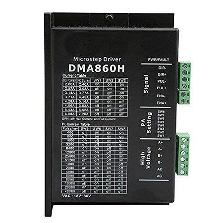 Driver Digital Para Motor de Passo DMA860H  7.2A