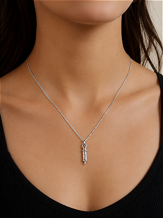 COLAR ENFERMAGEM FEMININO EM PRATA 925