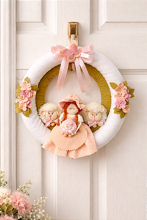 Artesanato - Guirlanda de Pastorinha