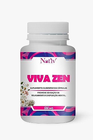 Viva Zen - Nativ -  500mg - 120 Capsulas