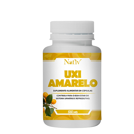 Uxi Amarelo - Nativ -  500mg - 120 Cápsulas