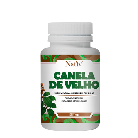 Canela de Velho 500mg - 120 Cápsulas