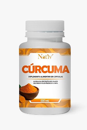Cúrcuma - Nativ - 500mg - 60 Cápsulas