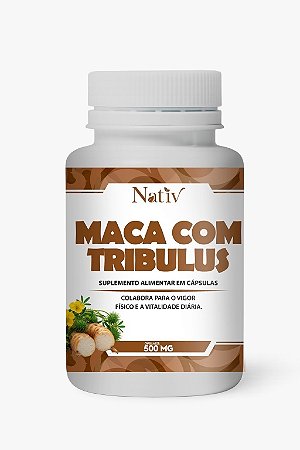 Maca com Tribulus - NAtiv - 500mg - 120 Cápsulas