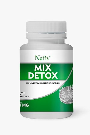 Mix Detox - Nativ - 500mg - 60 Cápsulas