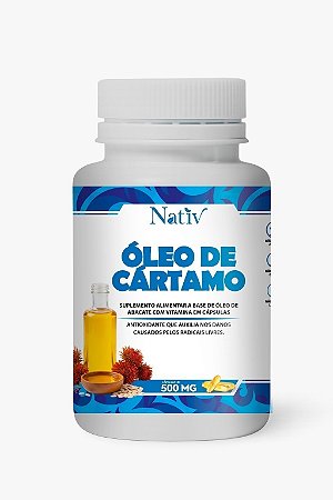 Óleo de Cártamo - Nativ - 500mg - 120 Cápsulas