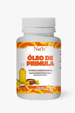 Óleo de Prímula -Nativ - 500mg - 120 Cápsulas