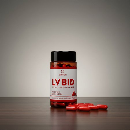 Lybid União Flora Feno Grego Zinco Cafeína 500mg 60 Caps Sem Sabor
