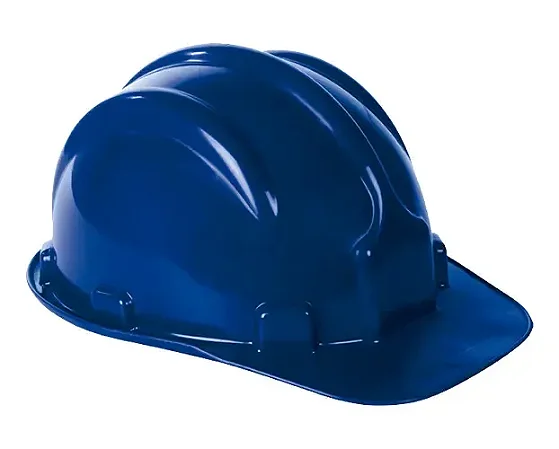 Capacete de Segurança Plastcor PLT Azul com Carneira | CA 31469