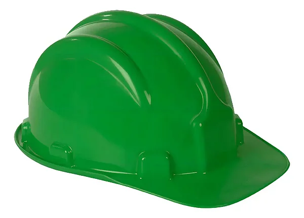 Capacete de Segurança Plastcor PLT Verde com Carneira | CA 31469