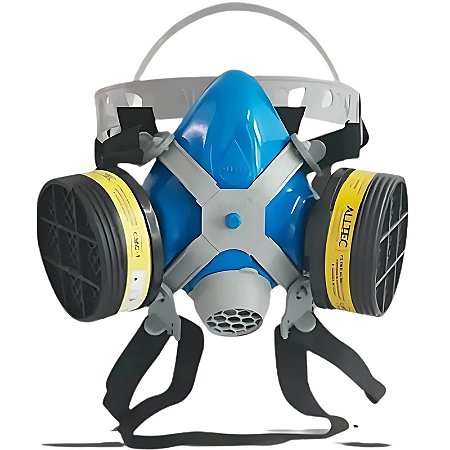 Máscara Respiratória Semi-Facial Alltec 2402 Para 2 Filtros - CA 10463