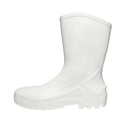 Bota de PVC Marluvas Vulcaflex Branca Cano Médio 25cm | CA 42291