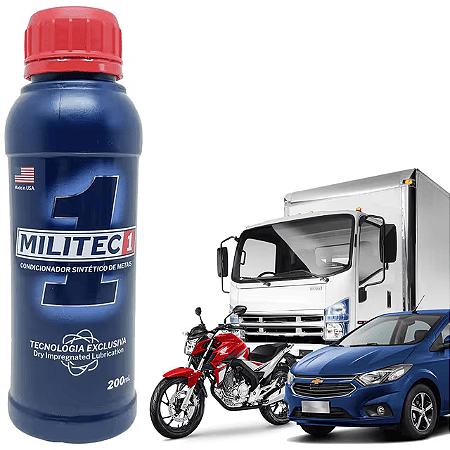 Militec-1 - Condicionador Metais Carro Moto Caminhão 200ml
