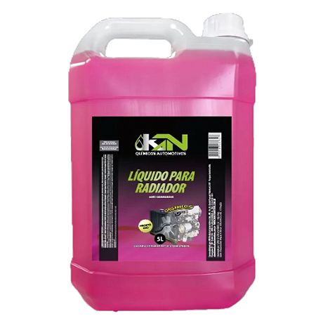 Aditivo Para Radiador KN Rosa 5 Litros Pronto Para Uso