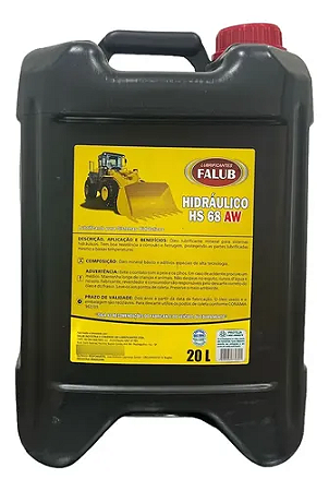 Oleo Lubrificante Hidráulico Balde 20L - Falub Hs68