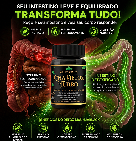 Chá detox natural