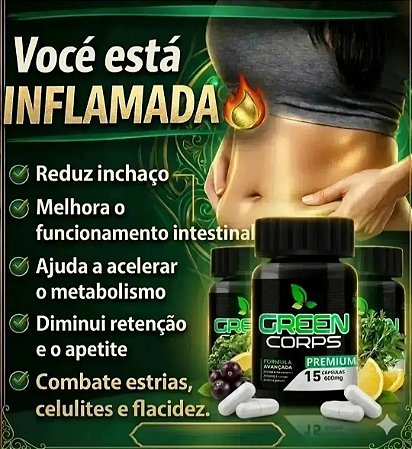 Inibidor de apetite Premium Green corps