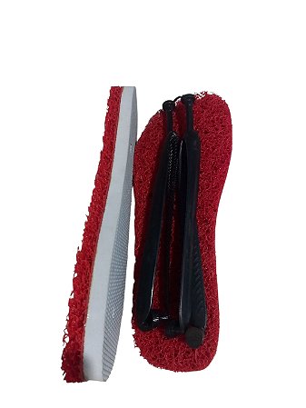 Chinelo Relax de Fibra e solado de borracha