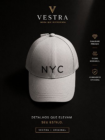 Boné Premium NYC Off White