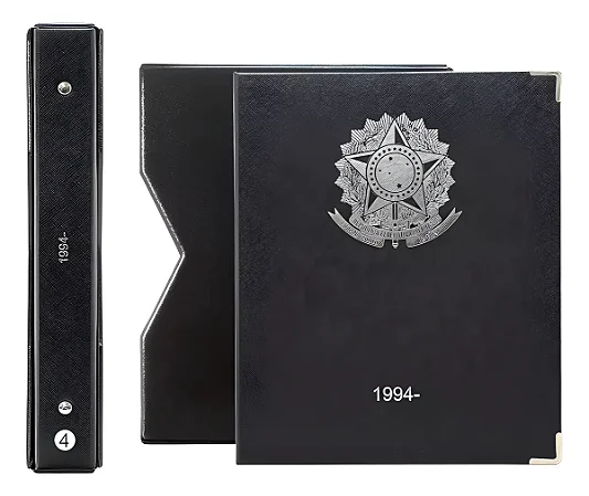 Álbum Moedas De Luxo No 4 República Real 1994 - 2029