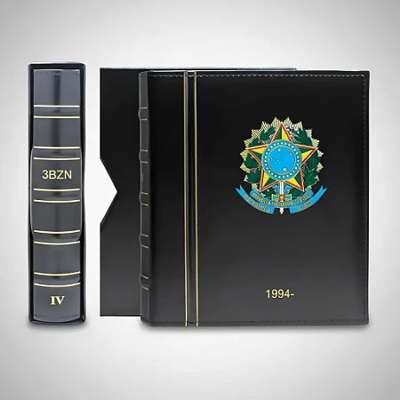 Álbum Moedas Super Luxo No 4 República Real 1994 - 2029