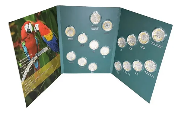 Álbum Para 17 Moedas Comemorativas 1 Real Olímpiadas 2016