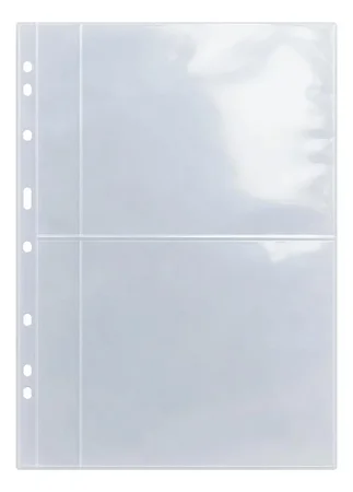 10 Folhas De 2 Espaços Cedulas C Bolso Pra Etiqueta 32x24cm