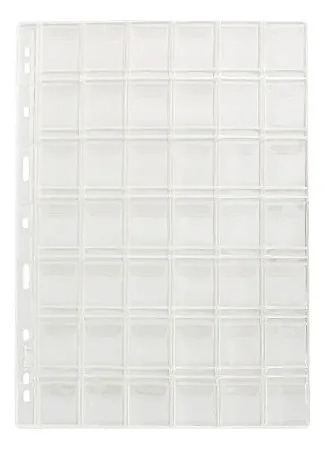 10 Folhas De 42 Espaços Pra Moedas, Não Cabe Holder
