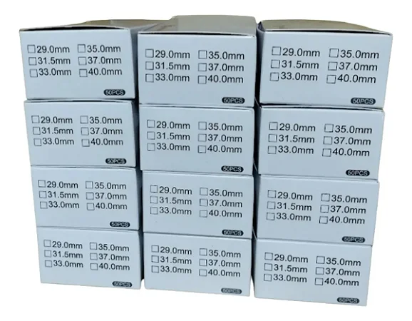 DUPLICADO - Coin Holder Caixa Com 50 Unidades 27,5 Mm - Importado