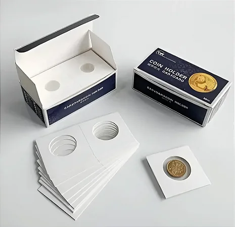 DUPLICADO - Caixinha Coin Holder Grampear 33,0 mm 50 Unidades