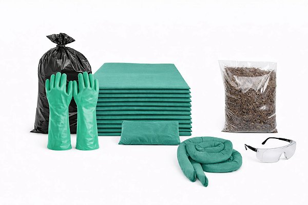 Kit Reposição Ambiental Contenção Vazamento Liquido Químico