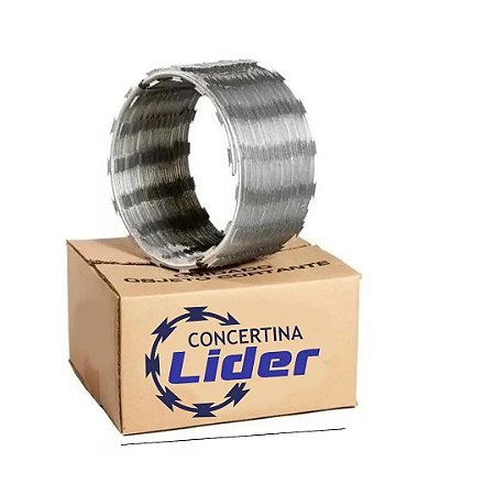 Concertina Lider Dupla Clipada 45 cm 28 clipes