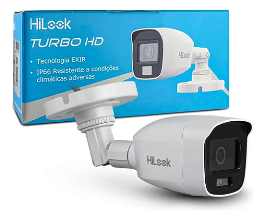 Câmera Bullet Externa Ip66 Hilook Thc-b127-lpc 2mp Full Hd Colorida 24h 2,8mm