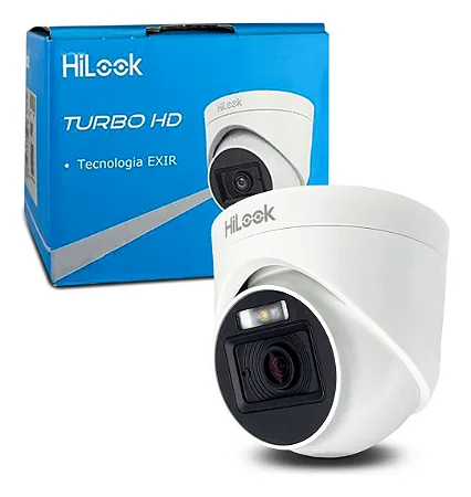 Câmera Dome Hilook Thc-t127-lpc 2mp Full Hd 4x1 Colorida 24h