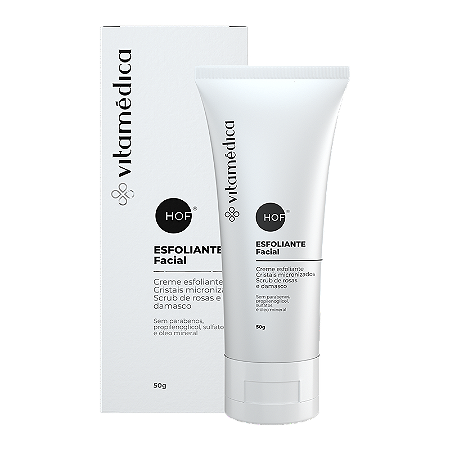 Esfoliante Facial Renovador Com Aloe Vera E Microesferas 50g