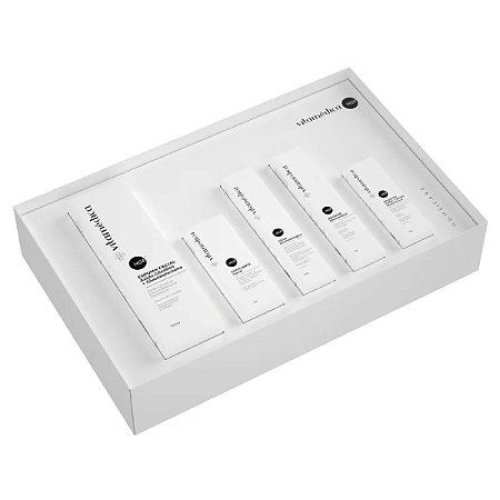 Kit Home Care Facial Iluminador – Espuma, Esfoliante, Água, Booster Alfa-Arbutin