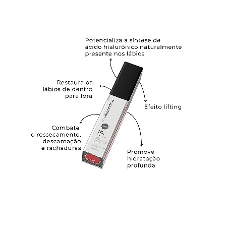 Balm Labial Lip Glow Roma Ácido Hialurônico - 5,5g