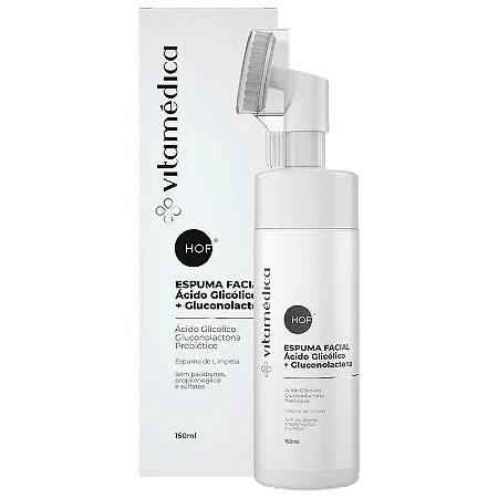 Espuma Facial com Ácido Glicólico + Gluconolactona – 150ml