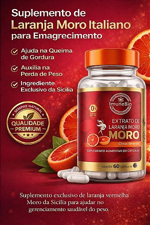 Suplemento Extrato de Laranja Moro Morosil- 540 Mg + Antocianinas 60 Caps