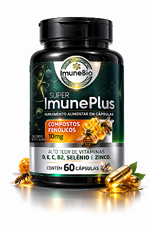 KIT 1 Power Mulher - Cabelo Pele Unha Premium - 18 Vitaminas e Minerais + 1 Supe