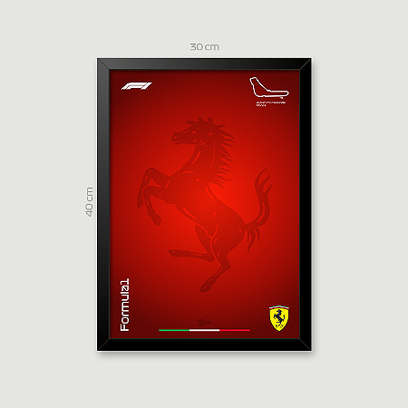 Quadro Ferrari 30x40cm