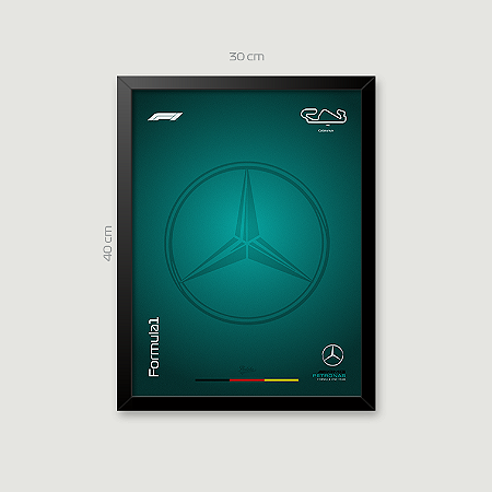 Quadro Mercedes 30x40cm