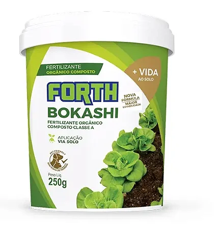 Forth Bokashi 250g Adubo Orgânico para Plantas e Jardim