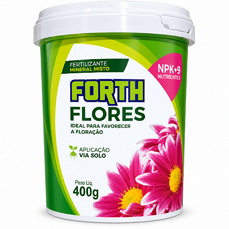 Forth Flores 400g Fertilizante Para Plantas e Floração
